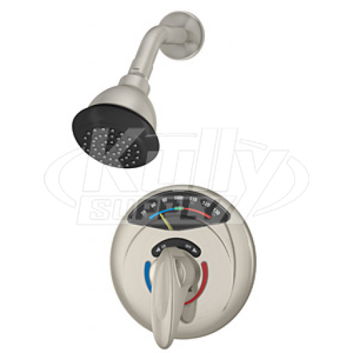 Symmons 1-1000VT-STN Visu-Temp With Clear-Vue