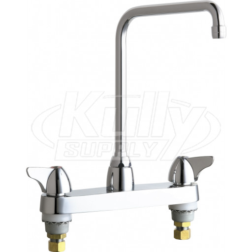Chicago 1100-HA8ABCP Hot and Cold Water Sink Faucet