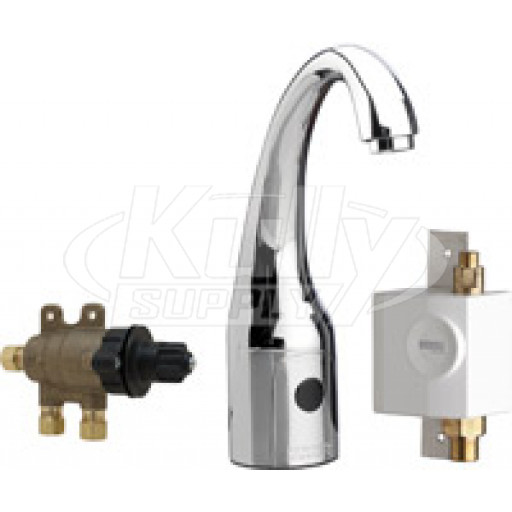 Chicago 116.979.AB.1 Hytronic Curve Lavatory Faucet