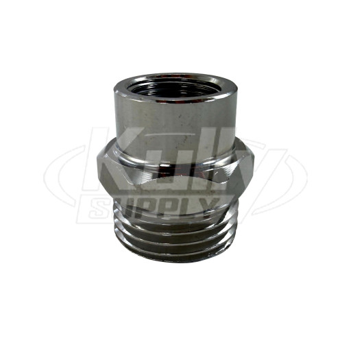 T&S Brass 016061-25 Adapter, 9/16-24Un Female X 1/2-14Npsm Male