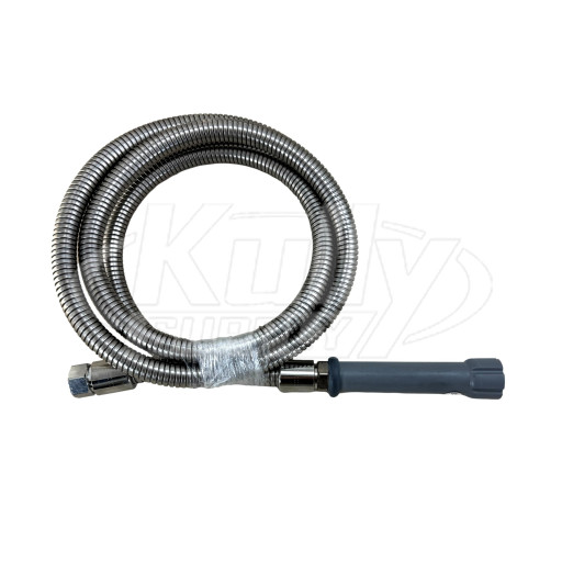 T&S Brass B-0084-H 84" Flexible Stainless Steel Hose With Spray Valve Handle