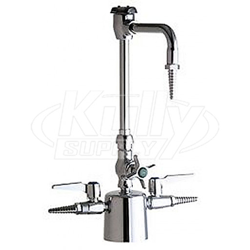 Chicago 1301-GN2BVBE7CP Deck Mounted Multiple Service Faucet