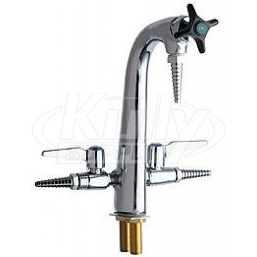 Chicago 1332-CP One Piece Cast Brass Spout