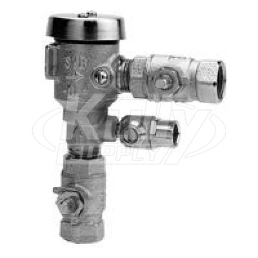 Fisher 14443 1/2" Rough Brass Vacuum Breaker - Anti-Spill