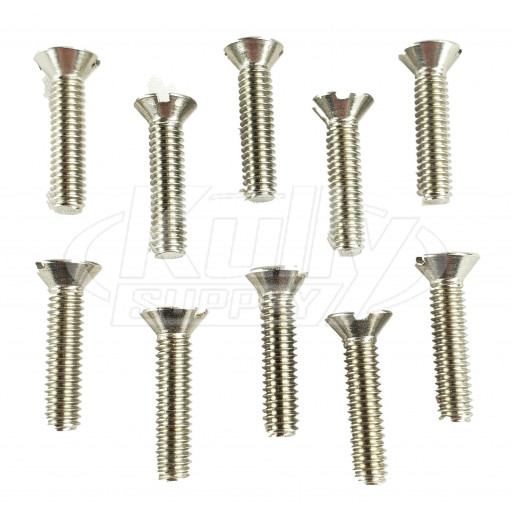 Acorn 0151-008-000 #8-32 X 3/4" Flat Head Slotted S.Stl Screw (10 Pack)