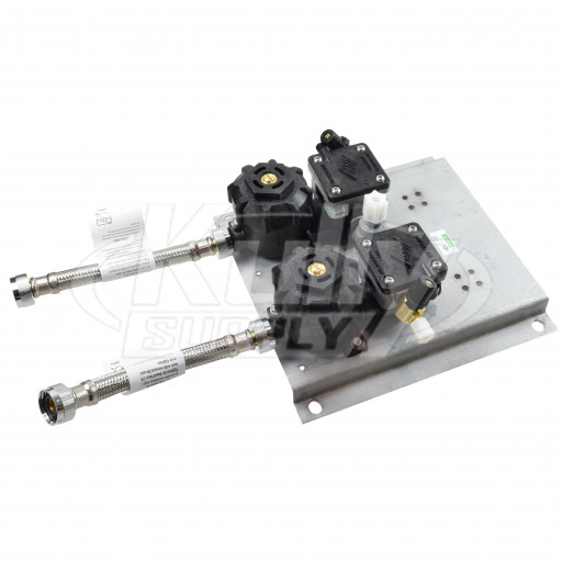 Acorn 2590-054-001 Hot & Cold Plastic Metering 2.5 GPM Valve Assembly W/ Plate