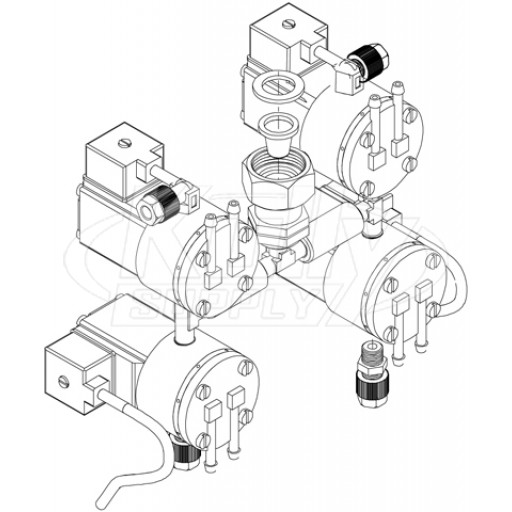 Intersan SF4SET9 Sanifount 4-User Manifold (Discontinued)