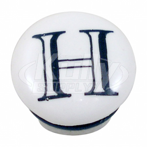 Symmons LN-243H Button, Plug,Handle, Porcelain