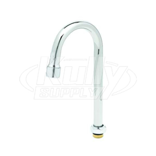 T&S Brass 179X-A22 4-3/8" Swivel Gooseneck w/ 2.2 GPM Aerator