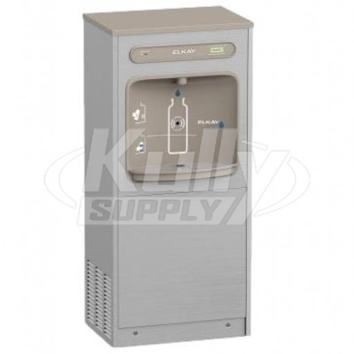 Elkay DSSBF8S ezH2O Refrigerated Stainless Steel Floor Standing Filtered Bottle Filling Station