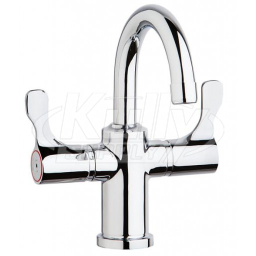 Elkay LKD20888C Chrome Single Hole Deck Mount Gooseneck Faucet