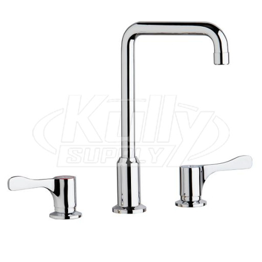 Elkay LKD2437BHC 8" Centerset Concealed Deck Mount Faucet with 4" Lever Handles