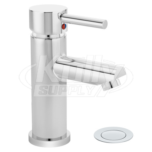 Symmons SLS3512PP05 Single Handle 0.5 GPM Lavatory Faucet with Push Pop Drain