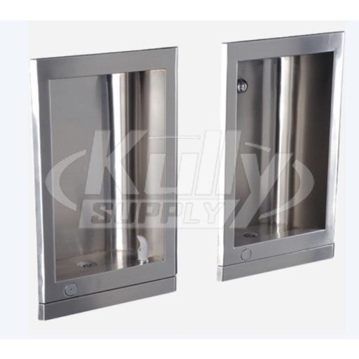 Murdock A481400F-CUSP Recessed Drinking Fountain with Cuspidor and Flexible Bubbler
