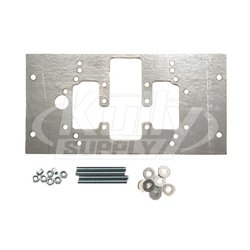 Haws 6700R Steel On-Wall Drinking Fountain Mounting Plate for 1920 Units
