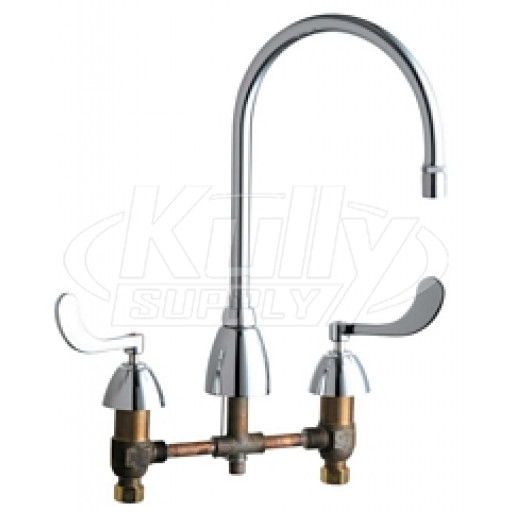 Chicago 201-G8AE29-317XKAB Concealed Hot and Cold Water Sink Faucet