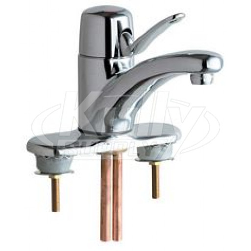 Chicago 2200-4VPAABCP Single Lever Hot and Cold Water Mixing Sink Faucet