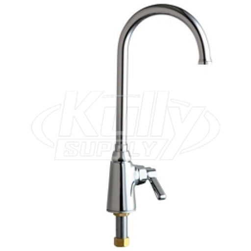 Chicago 350-GN2FCABCP Single Supply Sink Faucet
