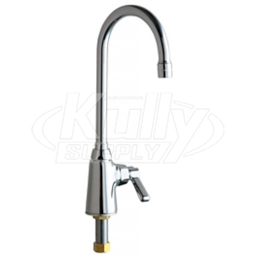 Chicago 350-XKABCP Single Supply Sink Faucet