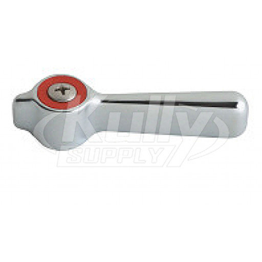 Chicago 369-HOTJKCP 2-3/8" Metal Lever Handle w/ Hot Index Button