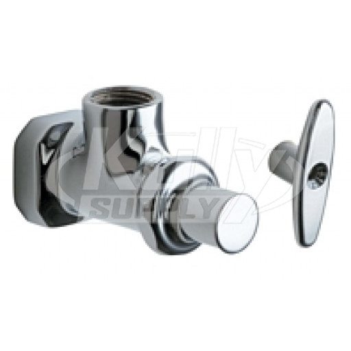 Chicago 442-LKABCP Angle Stop Fitting with Loose Key