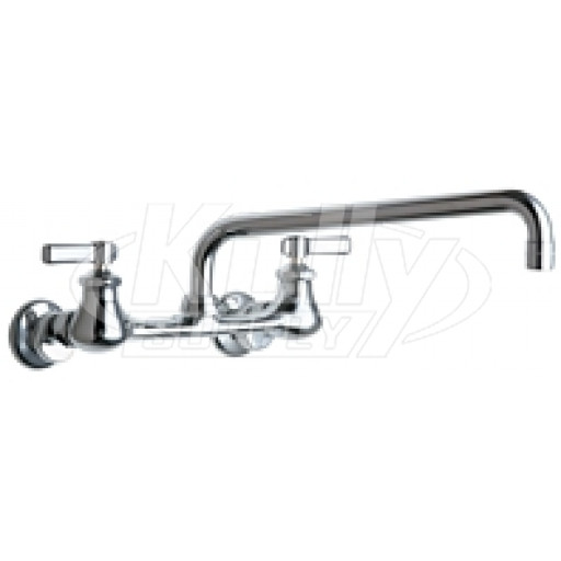 Chicago 540-LDL12E35ABCP Hot and Cold Water Sink Faucet