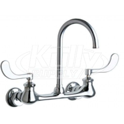 Chicago 631-GN2AFCABCP Hot and Cold Water Sink Faucet