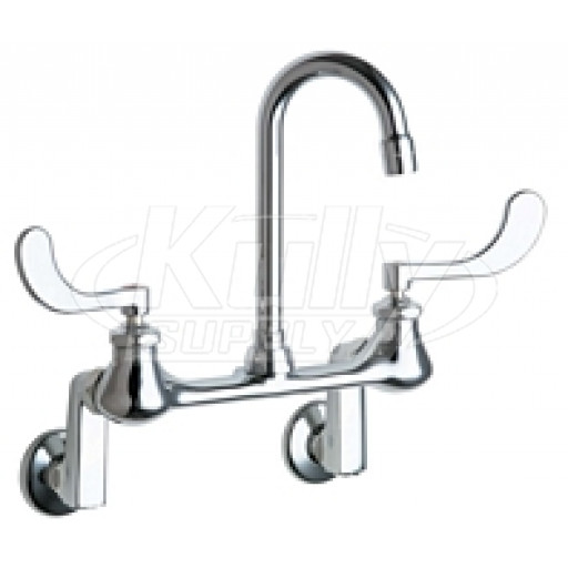 Chicago 631-RABCP Hot and Cold Water Sink Faucet
