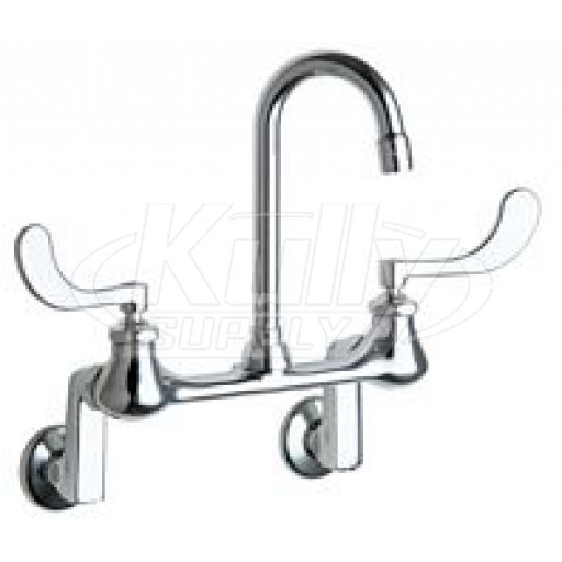 Chicago 631-RXKABCP Hot and Cold Water Sink Faucet