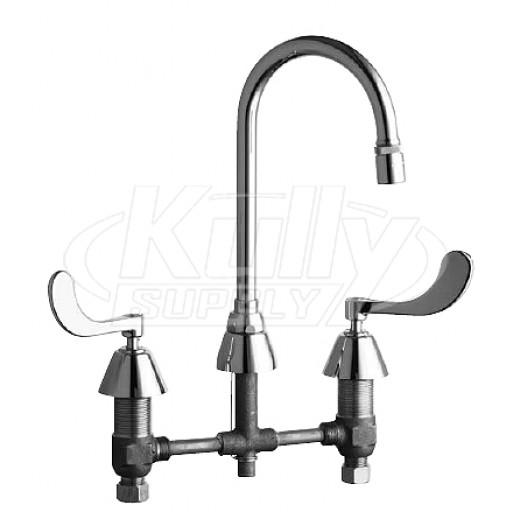Chicago 786-E29ABCP E-Cast Concealed Kitchen Sink Faucet