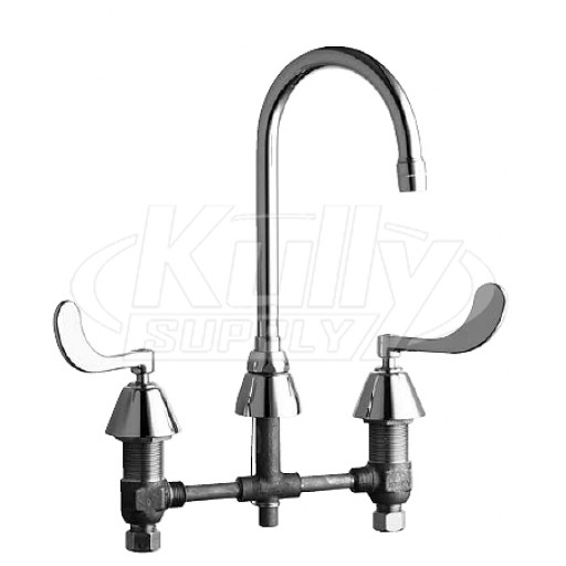 Chicago 786-E3-319ABCP E-Cast Concealed Kitchen Sink Faucet
