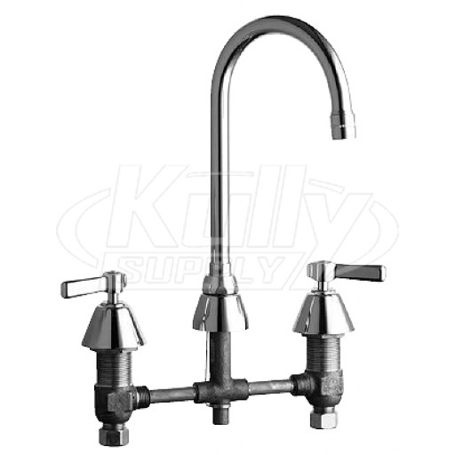 Chicago 786-E3-369ABCP E-Cast Concealed Kitchen Sink Faucet