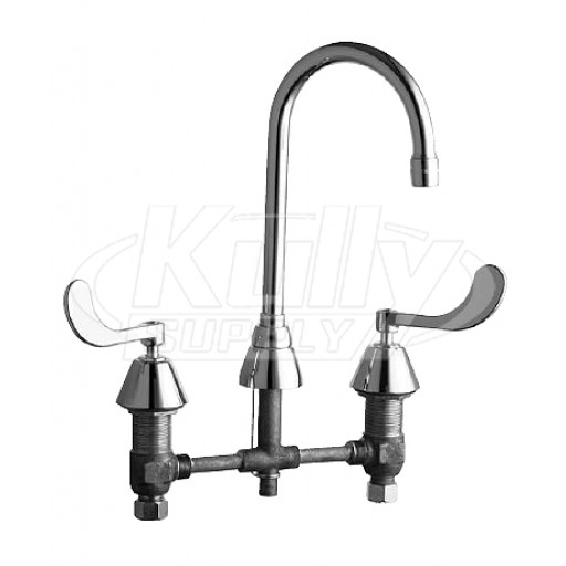 Chicago 786-E3ABCP E-Cast Concealed Kitchen Sink Faucet
