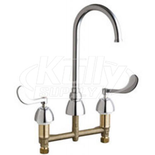 Chicago 786-GN2FCVPCABCP Concealed Hot and Cold Water Sink Faucet