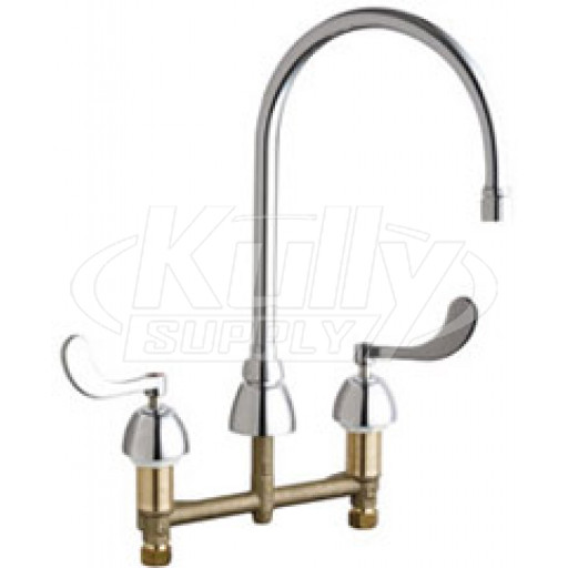 Chicago 786-GR8AE3V317AB Concealed Hot and Cold Water Sink Faucet
