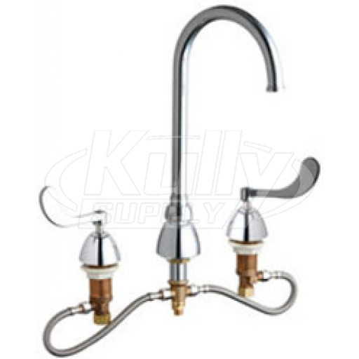 Chicago 786-HGN2FC-317AB Concealed Hot and Cold Water Sink Faucet