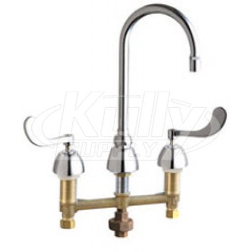 Chicago 786-TWE29ABCP Concealed Hot and Cold Water Sink Faucet with Third Water Inlet