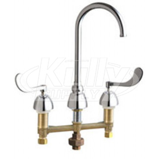 Chicago 786-TWGN2AFCABCP Concealed Hot and Cold Water Sink Faucet with Third Water Inlet