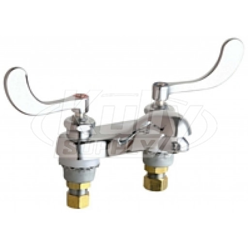 Chicago 802-E15-317ABCP Hot and Cold Water Sink Faucet