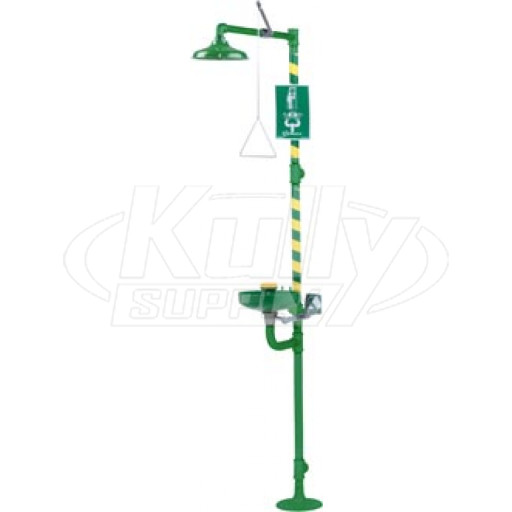 Haws 8320CRP AXION MSR Combination Drench Shower & Eye/Face Wash