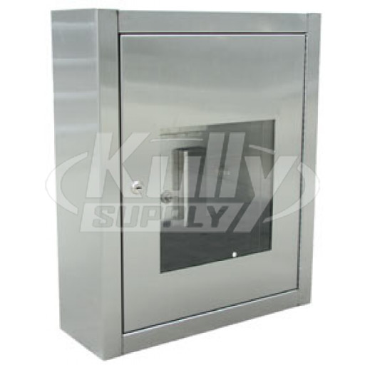 Haws 9205.SUR Stainless Steel Thermostatic Mixing Valve Cabinet (for 9201/9202) (Discontinued)