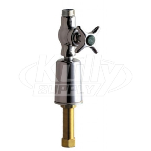 Chicago 985-BLES Turret with Single Inlet Cold Water Faucet