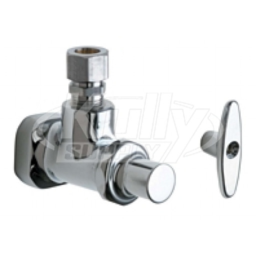 Chicago 995-ABCP Angle Stop Fitting with Loose Key