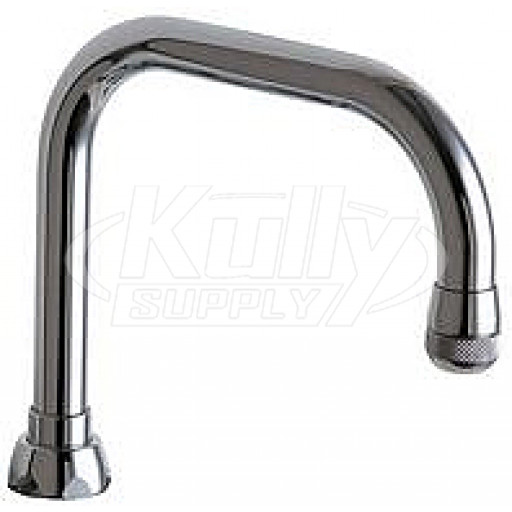 Chicago DB6AJKCP Double Bend Spout Chrome