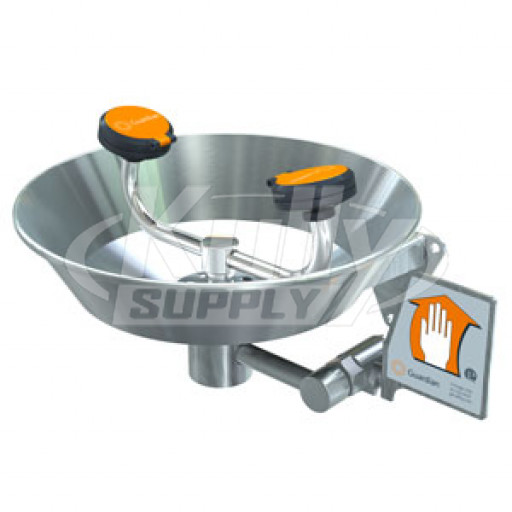 Guardian G1781 Wall-Mounted Stainless Steel Eye/Face Wash