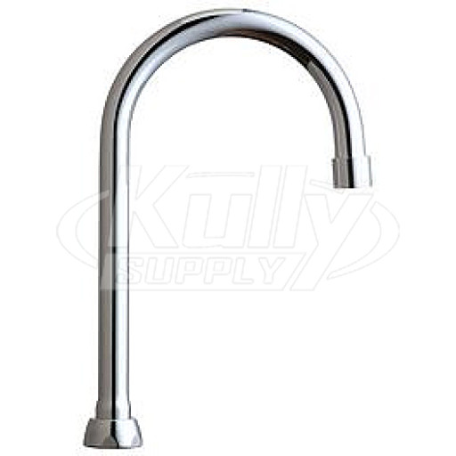 Chicago GN2BJKCP Rigid/Swing Gooseneck Spout Chrome (Discontinued)
