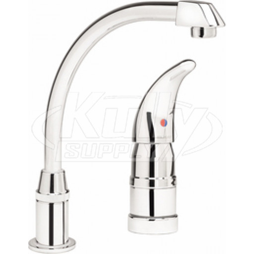 Elkay LKE4121RS Single Handle Concealed Deck Mount Faucet (Discontinued)