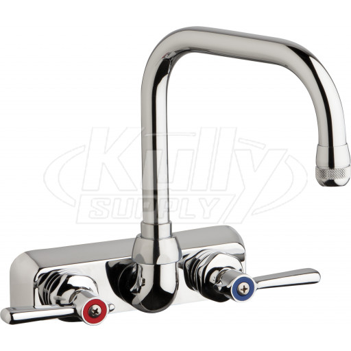 Chicago W4W-DB6AE1-369ABCP Hot and Cold Water Workboard Sink Faucet