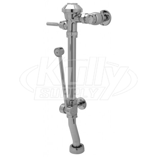 Zurn AquaFlush Z6011-BWN-YB-YC Bedpan Washer Flush Valve (with Sweat Solder Kit and Cast Wall Flange)