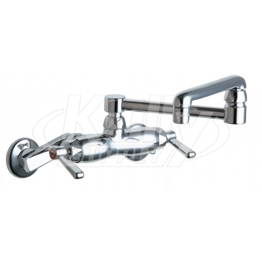 Chicago 445-DJ13ABCP Hot and Cold Water Sink Faucet
